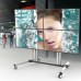 QVS01-446FW - Video Wall TV Cart / Trolley, 4 Screens (2x2)